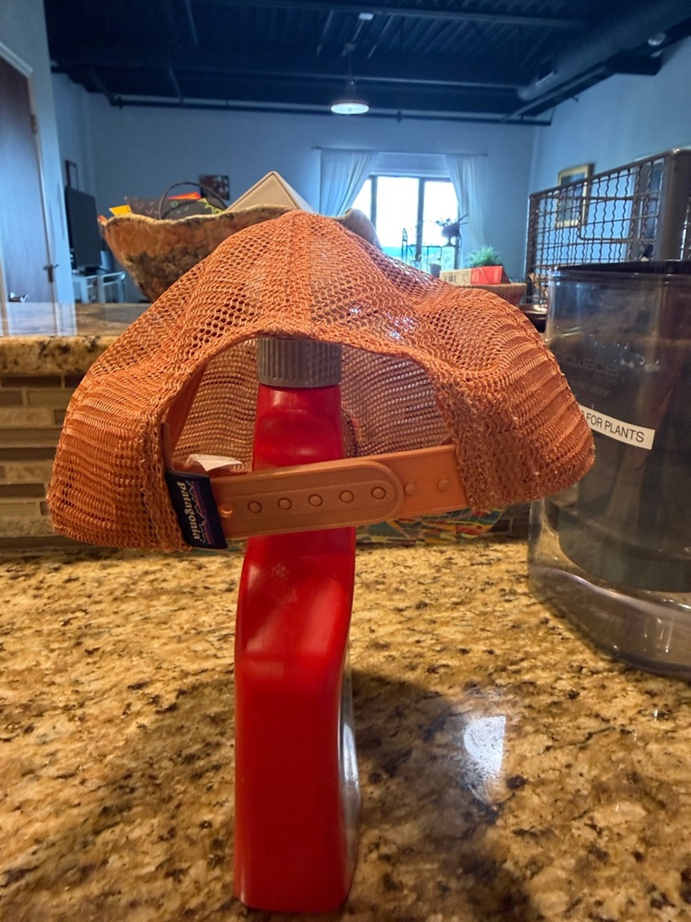 Patagonia Rust Orange Mesh Trucker Hat with "Lose Your Self" Patch
NWOT - Picture 2 of 4